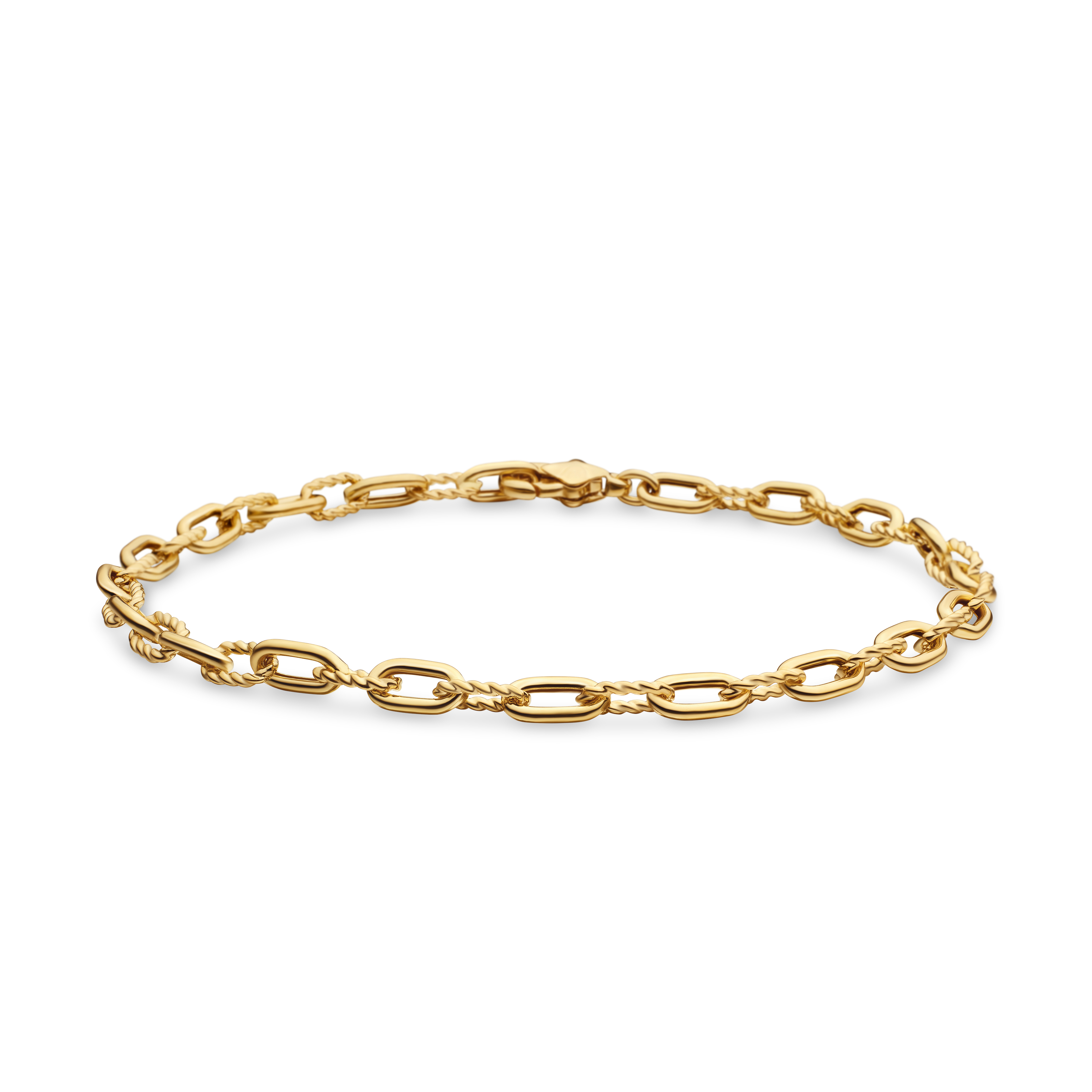 DY Madison® Chain Bracelet in 18K Yellow Gold, 3mm DY Madison® Chain Bracelet in 18K Yellow Gold, 3mm