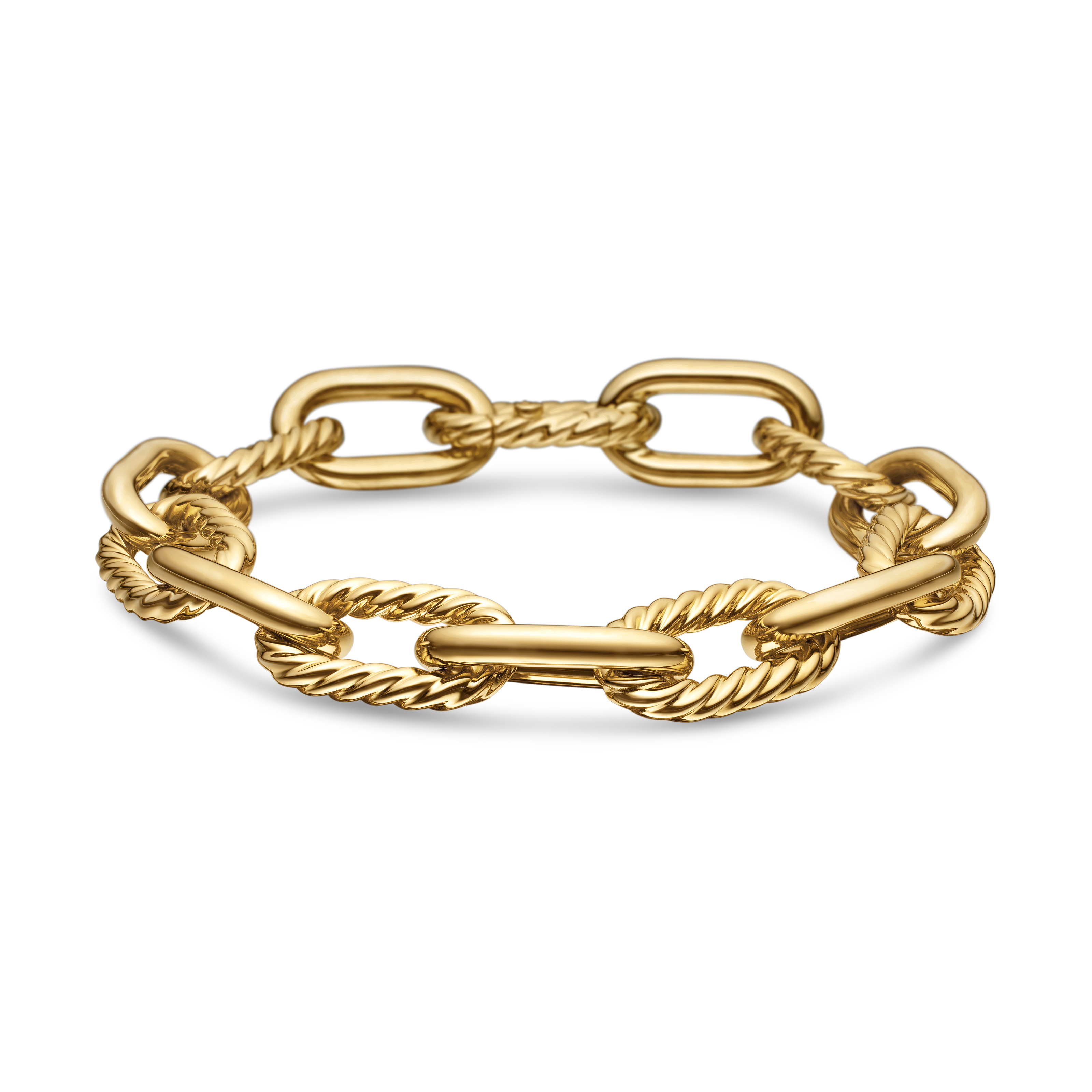 DY Madison® Chain Bracelet in 18K Yellow Gold, 11mm