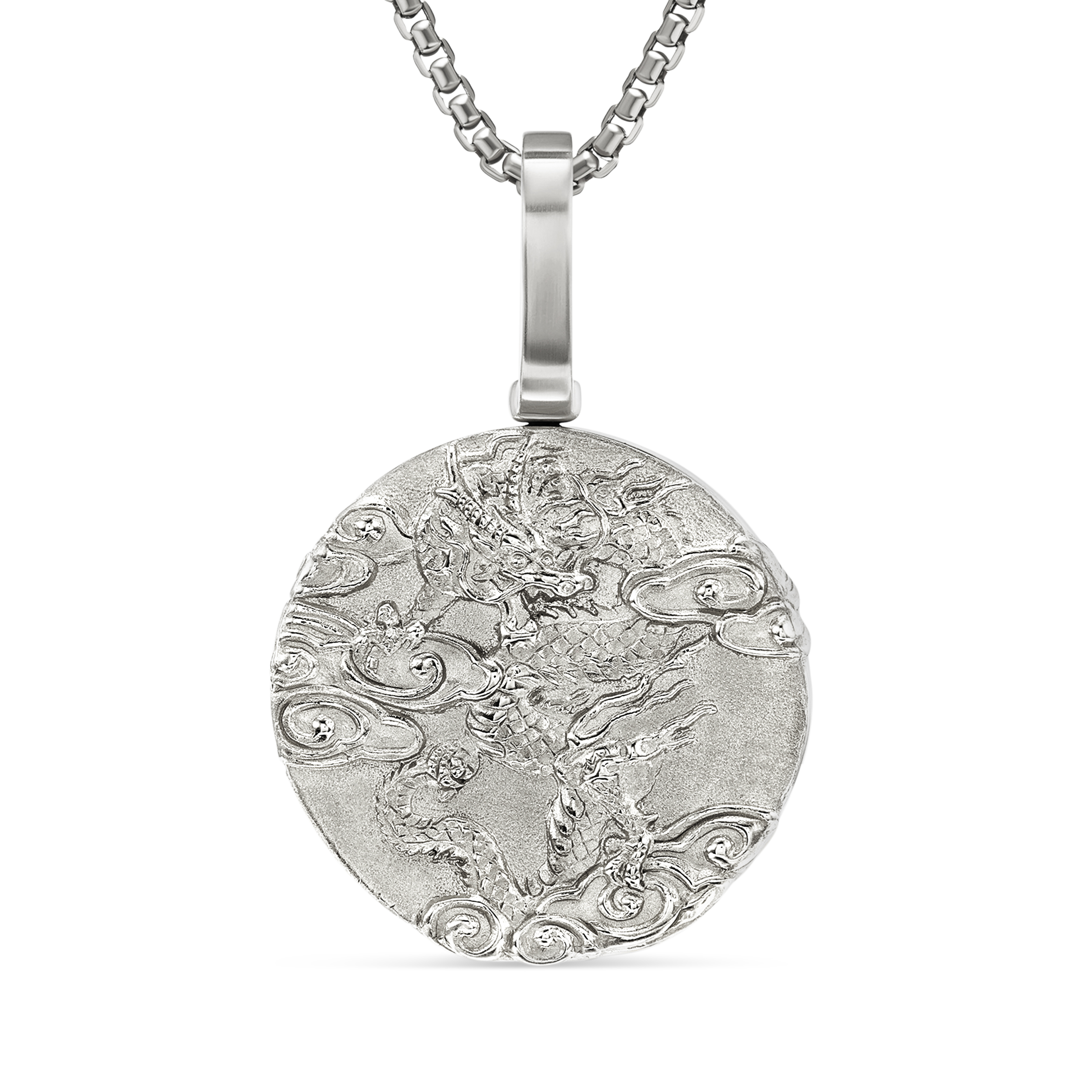 Dragon Amulet in Sterling Silver