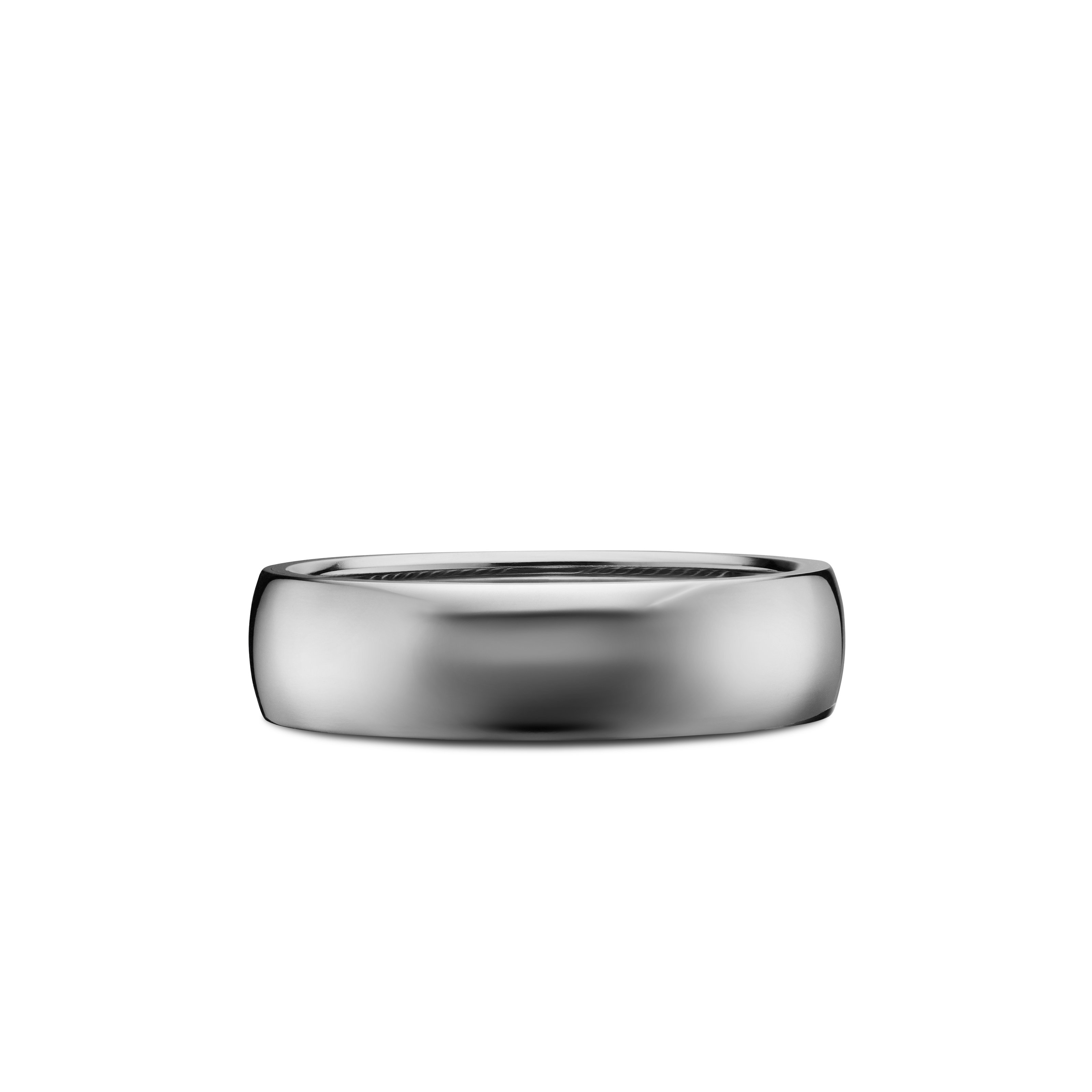 DY Classic Band Ring in Grey Titanium, 6mm