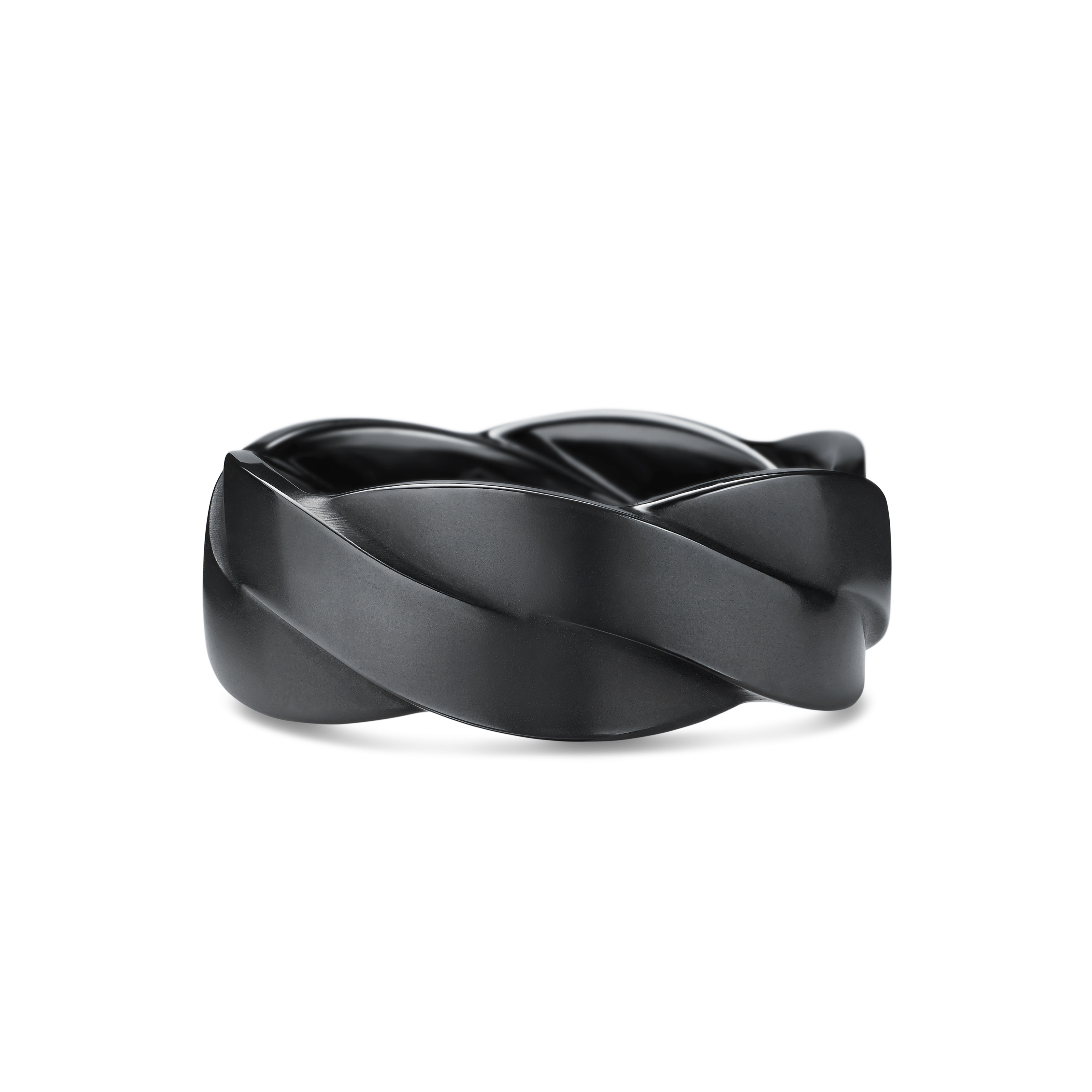 DY Helios™ Band Ring in Black Titanium, 9mm DY Helios™ Band Ring in Black Titanium, 9mm