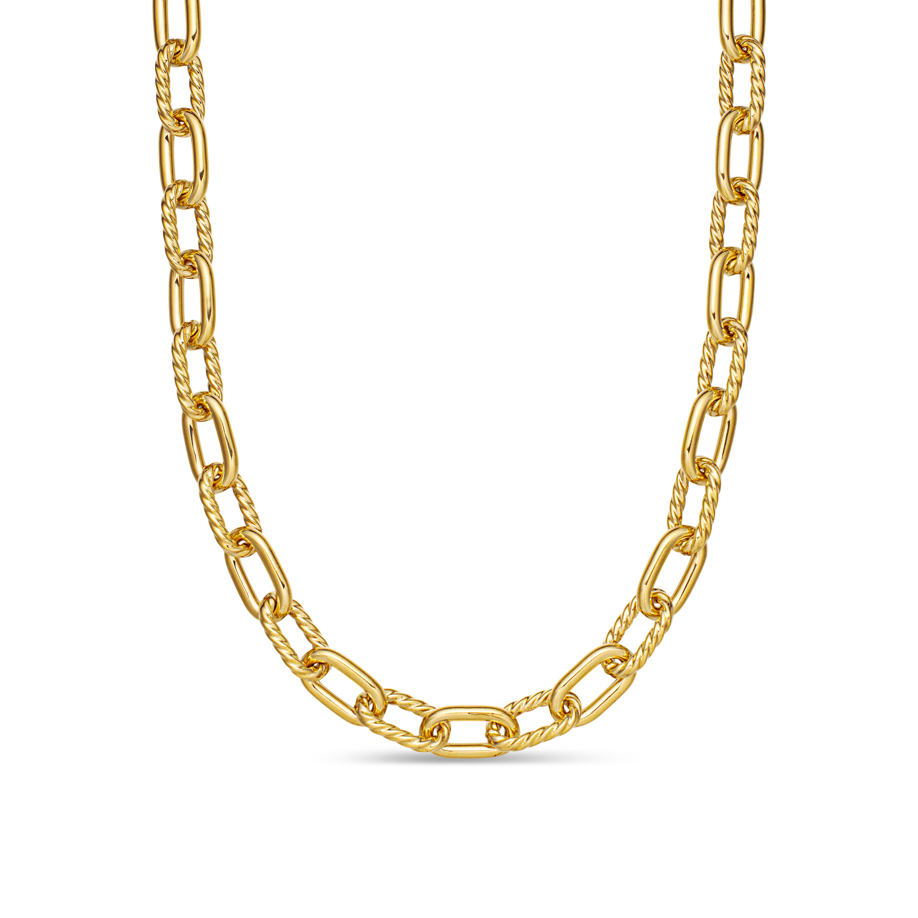 DY Madison® Chain Necklace in 18K Yellow Gold, 8.5mm DY Madison® Chain Necklace in 18K Yellow Gold, 8.5mm