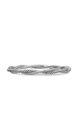 Petite Infinity Bracelet in Sterling Silver with Diamonds, 4.4mm thumbnail 1