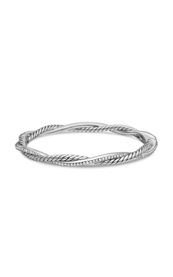 Petite Infinity Bracelet in Sterling Silver with Diamonds, 4.4mm thumbnail 3