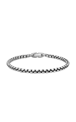 Medium Box Chain Bracelet in Sterling Silver thumbnail 1