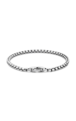 Medium Box Chain Bracelet in Sterling Silver thumbnail 4