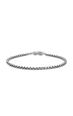 Box Chain Bracelet in Sterling Silver, 2.7mm thumbnail 1
