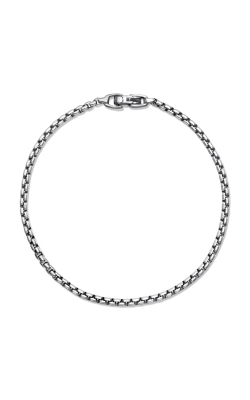 Box Chain Bracelet in Sterling Silver, 2.7mm thumbnail 2