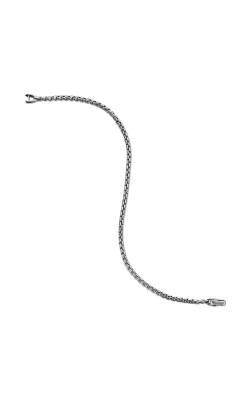 Box Chain Bracelet in Sterling Silver, 2.7mm thumbnail 3