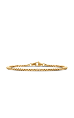 Box Chain Bracelet in 18K Yellow Gold, 2.7mm thumbnail 1