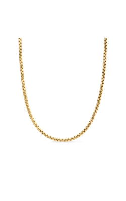 Men's Medium Box Chain Necklace in 18k Yellow Gold thumbnail 1