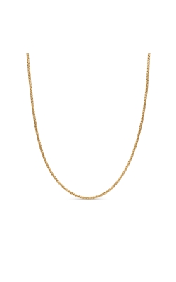 Box Chain Necklace in 18K Yellow Gold, 1.7mm thumbnail 1