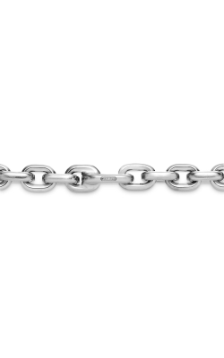 Deco Chain Link Necklace in Sterling Silver, 6.5mm thumbnail 4