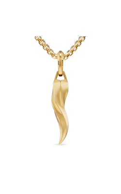 Cornicello Amulet in 18K Yellow Gold, 30mm thumbnail 3