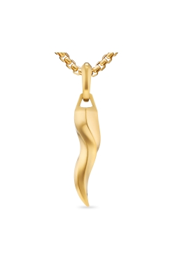 Cornicello Amulet in 18K Yellow Gold, 30mm thumbnail 4