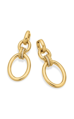 DY Mercer® Circular Drop Earrings in 18K Yellow Gold with Diamonds, 50mm thumbnail 4