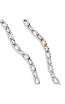 DY Madison® Chain Necklace in Sterling Silver with 18K Yellow Gold, 8.5mm thumbnail 2