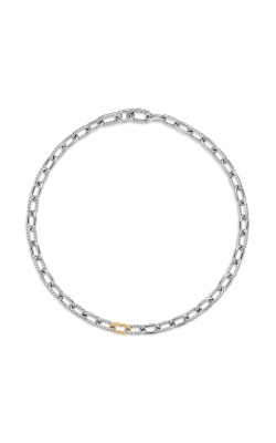 DY Madison® Chain Necklace in Sterling Silver with 18K Yellow Gold, 8.5mm thumbnail 3