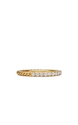 Cable Collectibles® Stack Ring in 18K Yellow Gold with Diamonds, 2mm thumbnail 1