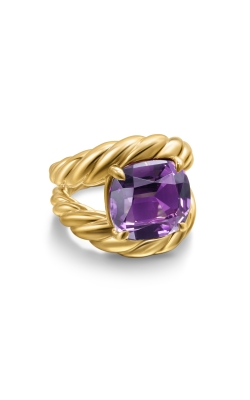 Marbella Ring in 18K Yellow Gold with Amethyst, 20mm thumbnail 1