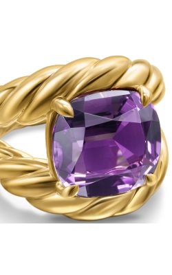 Marbella Ring in 18K Yellow Gold with Amethyst, 20mm thumbnail 4