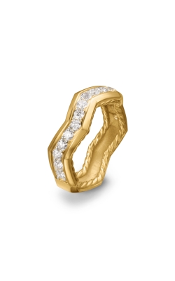 Zig Zag Stax™ Ring in 18K Yellow Gold with Diamonds, 5mm thumbnail 2