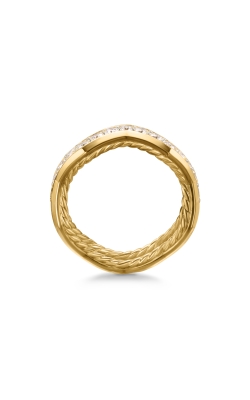 Zig Zag Stax™ Ring in 18K Yellow Gold with Diamonds, 5mm thumbnail 4