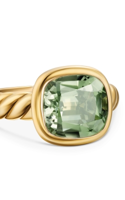 DY Mercer® Stone Ring in 18K Yellow Gold with Prasiolite, 10mm thumbnail 4