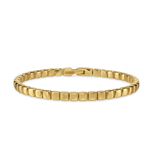Spiritual Beads Tile Bracelet in 18K Yellow Gold