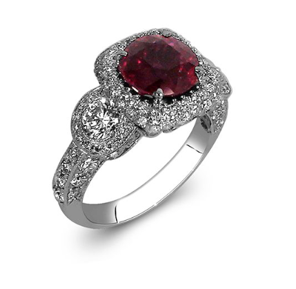 JB Star Ruby and Diamond Ring | Alson Jewelers