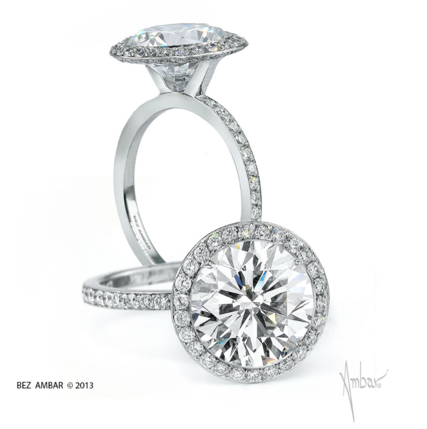 Bez Ambar Round Brilliant Engagement Ring | Alson Jewelers