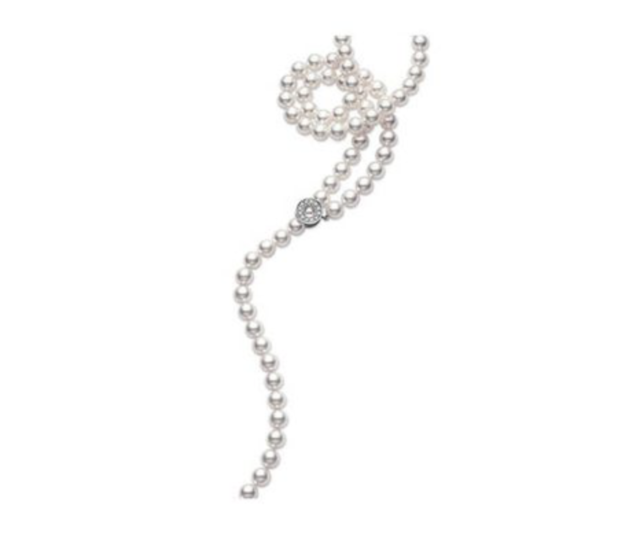 https://alsonjewelers.com/product/mikimoto-18k-white-gold-22-7-7.5mm-pearl-&-diamond-lariat-necklace/KS10002794/ | Alson Jewelers