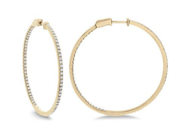 Alson Signature Collection Diamond Hoop Earrings | Alson Jewelers