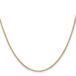 Alson Signature Collection 14K Yellow Gold 16' 1MM Box Chain