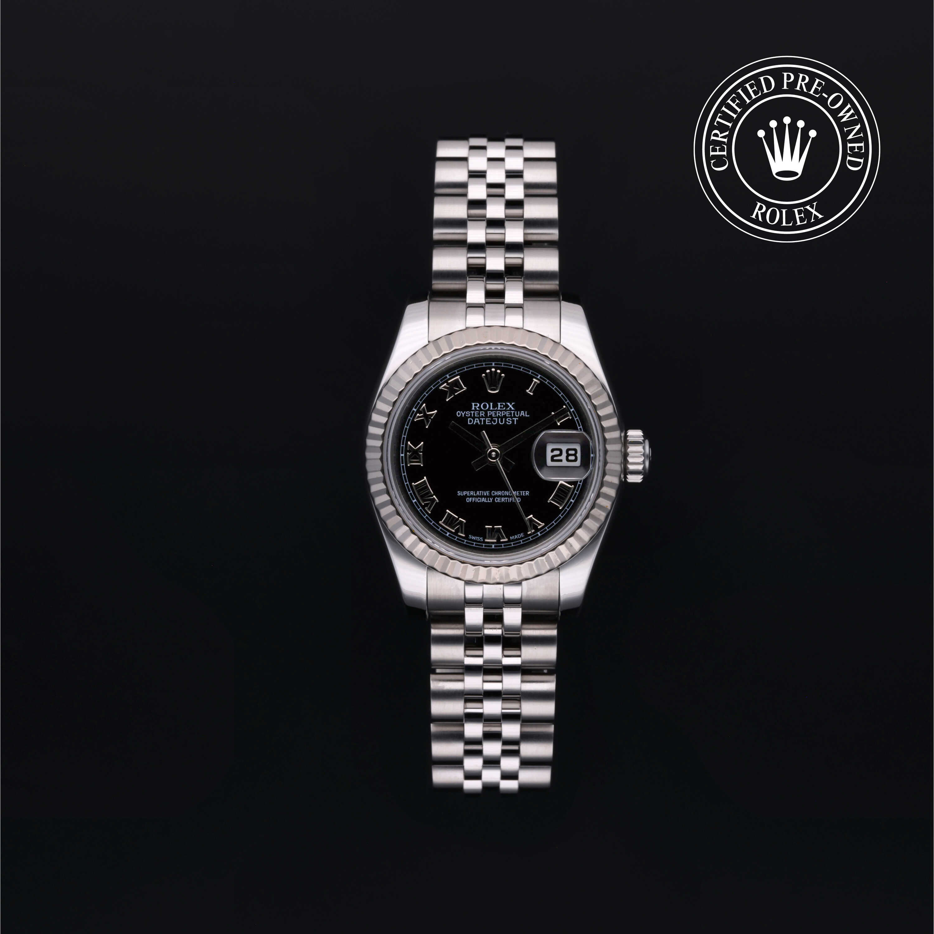 Rolex Lady-Datejust in Rolesor 18 Carat White M179174-0014 at Alson Jewelers