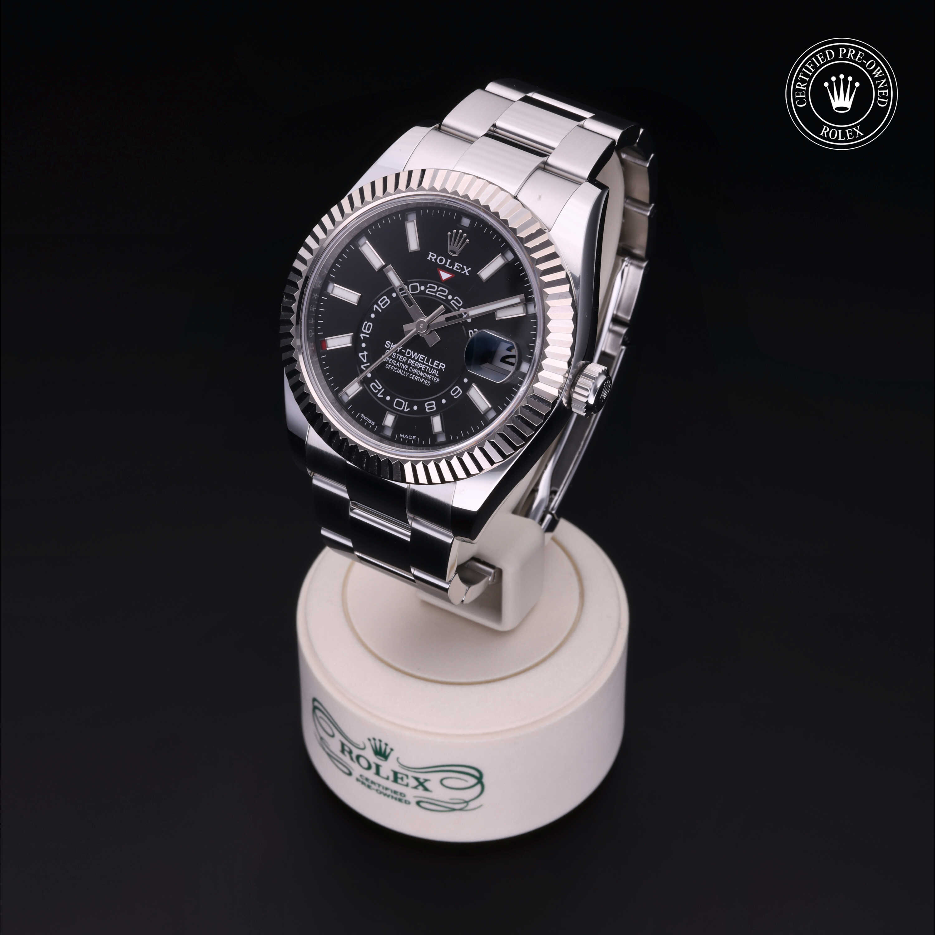 Rolex Sky-Dweller in Rolesor 18 Carat White M326934-0005 at Alson Jewelers