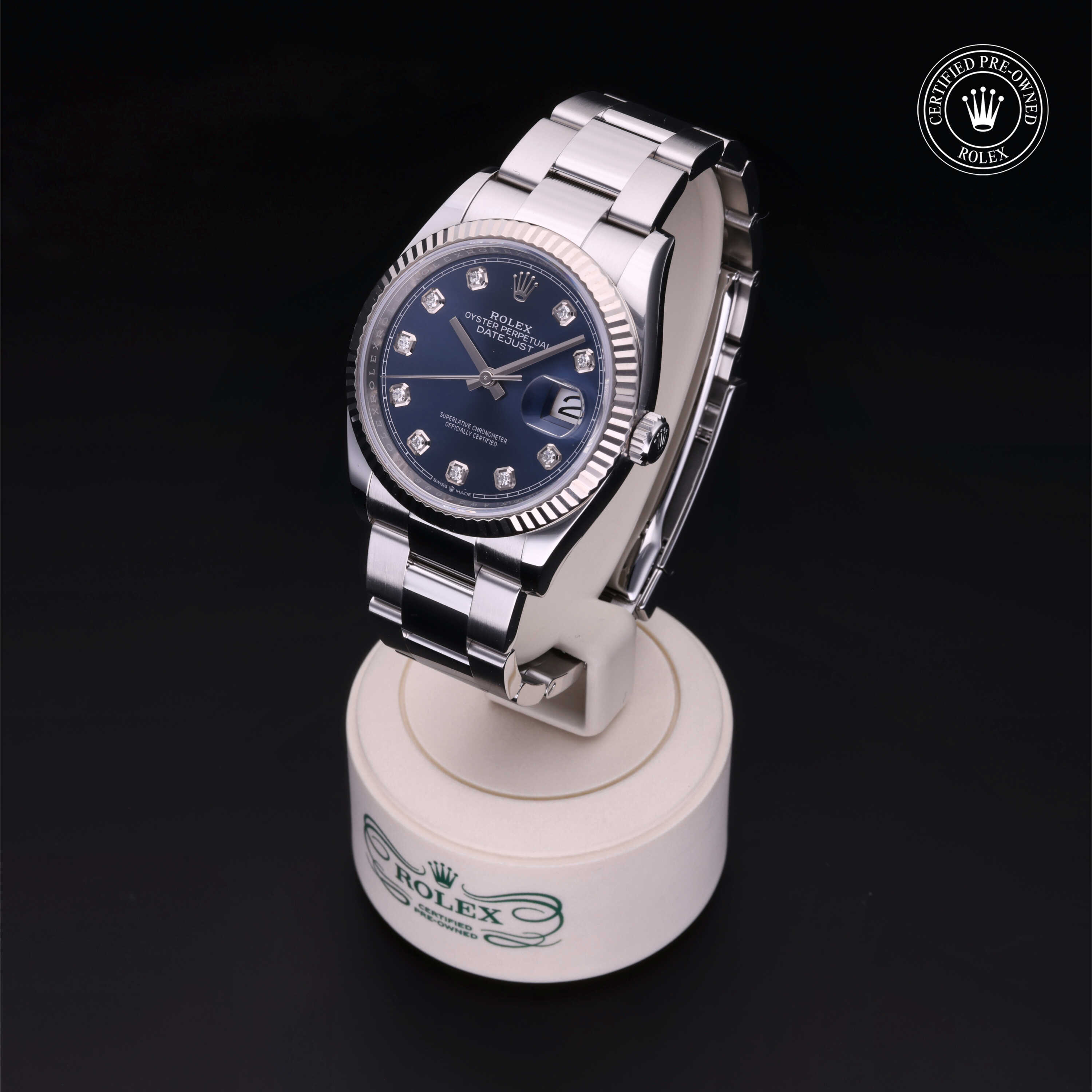 Rolex Datejust in Rolesor 18 Carat White M126234-0038 at Alson Jewelers