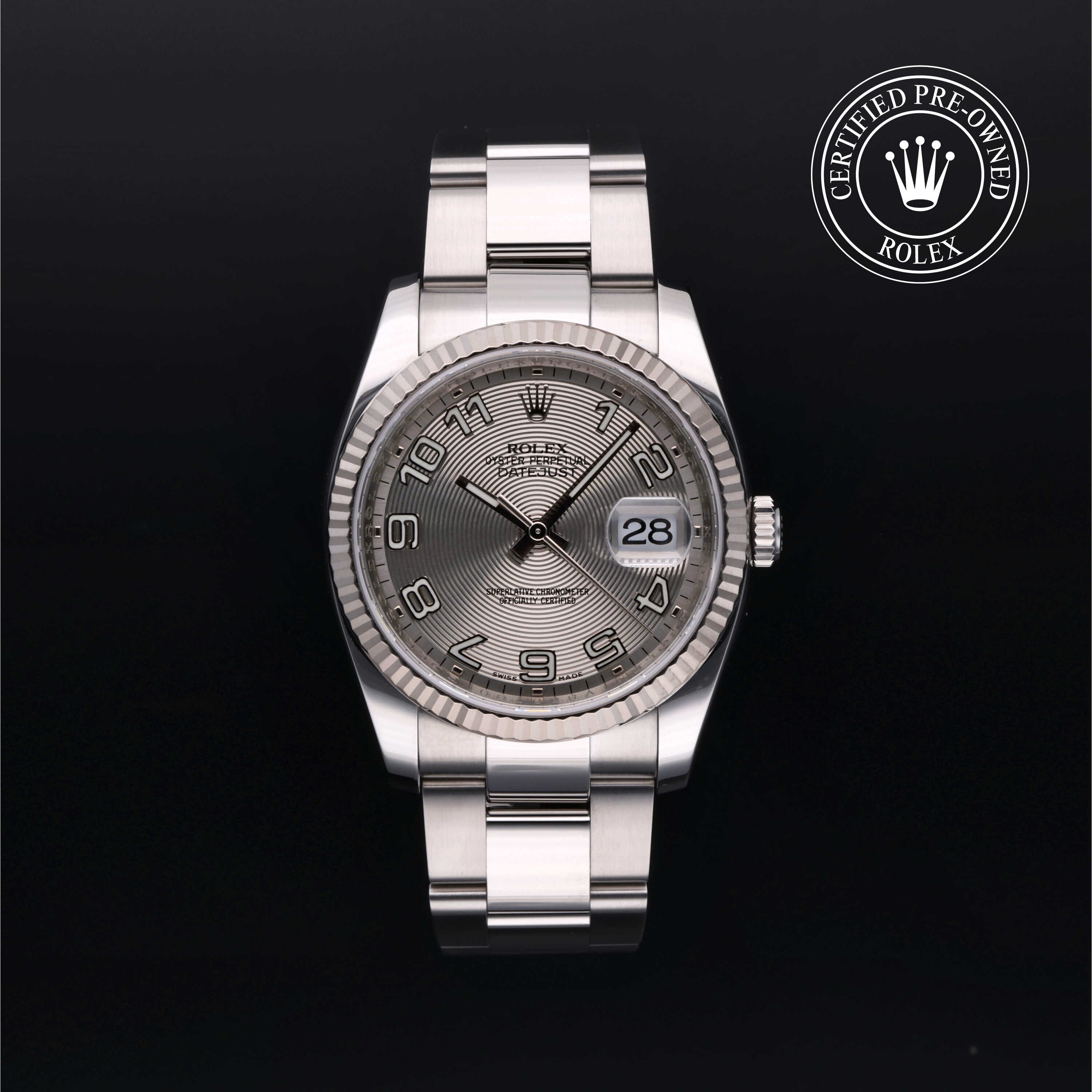 Rolex Datejust in Rolesor 18 Carat White M116234-0038 at Alson Jewelers