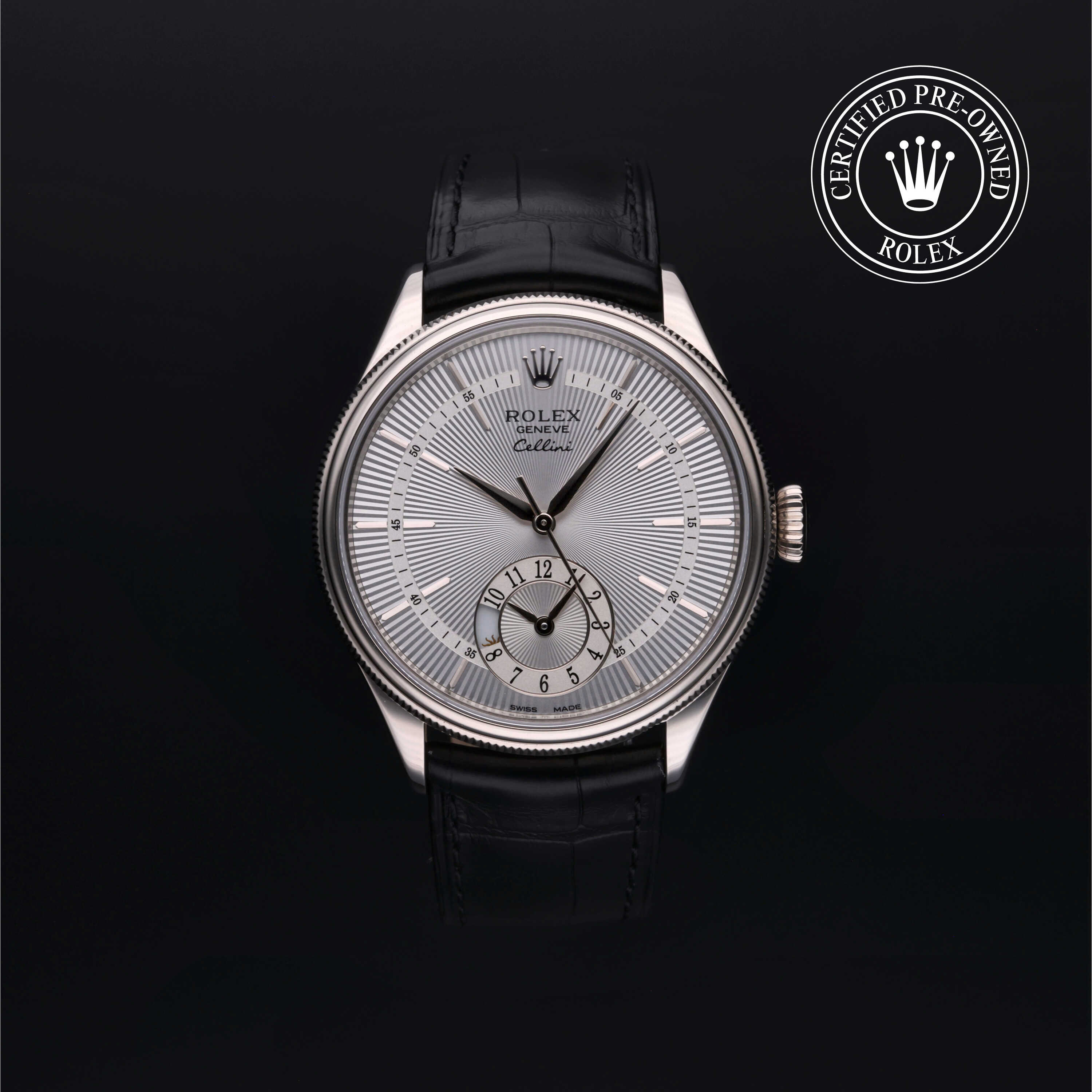 Rolex Cellini in Gold 18 Carat White M50529-0004 at Alson Jewelers