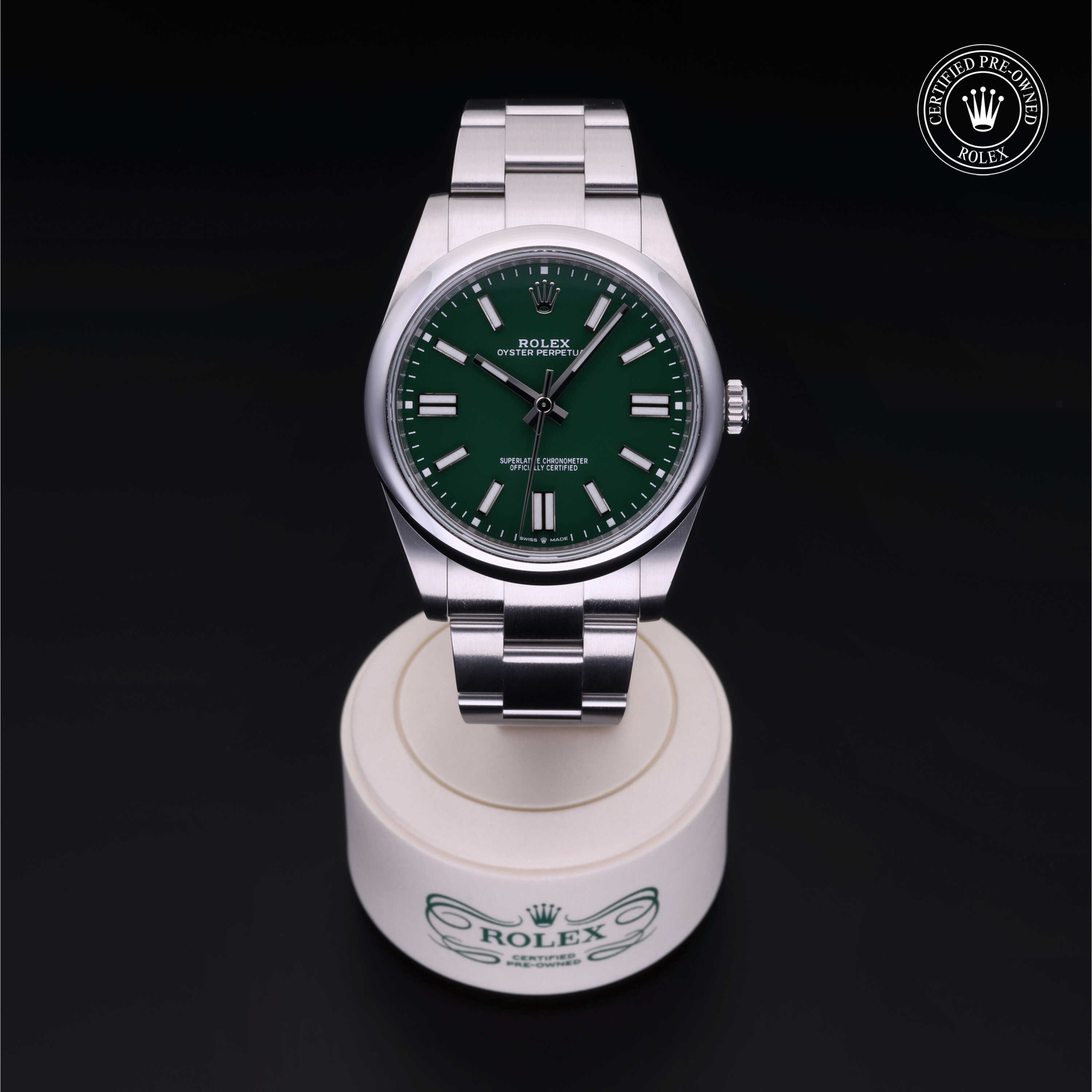 Rolex Oyster Perpetual in Oystersteel M124300-0005 at Alson Jewelers
