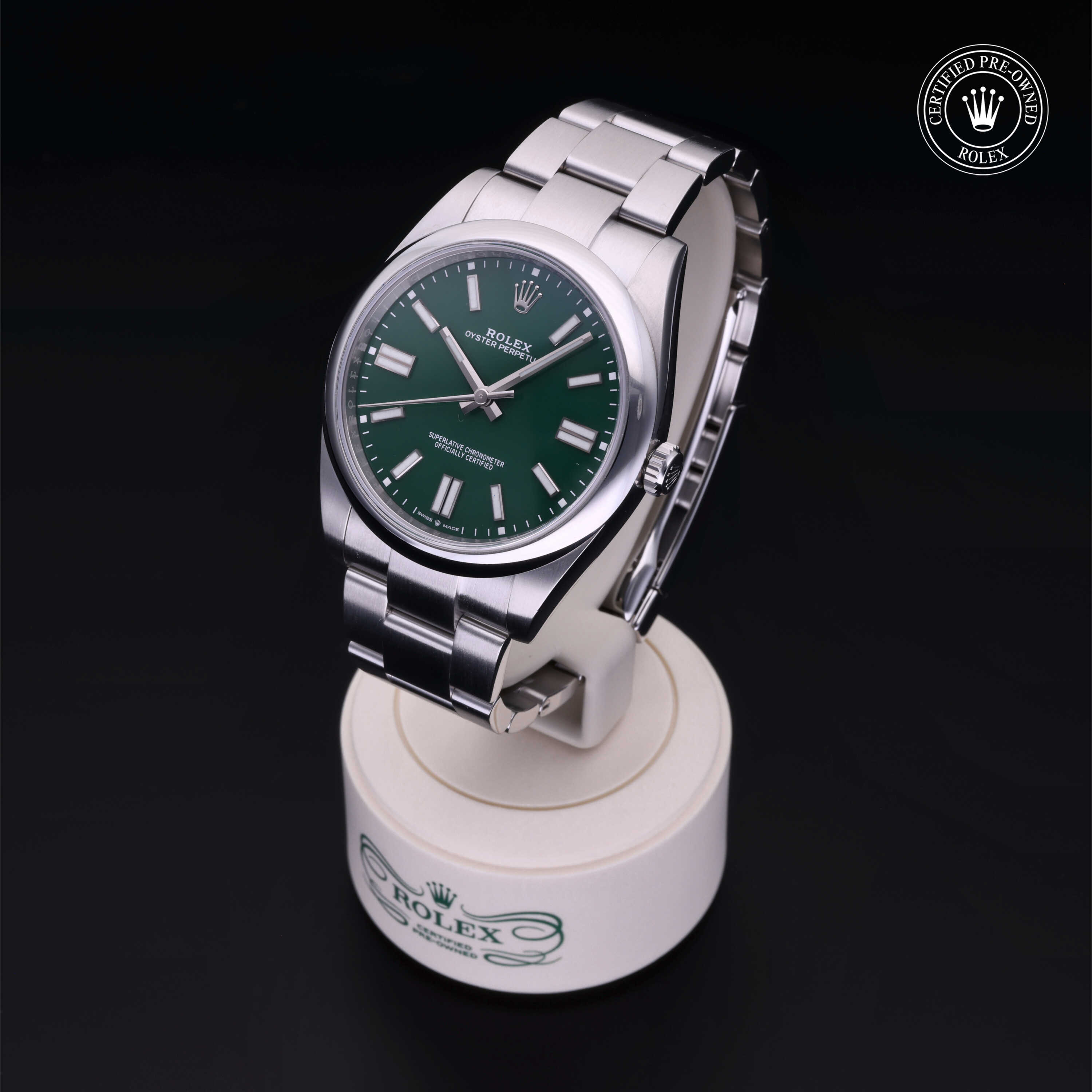 Rolex Oyster Perpetual in Oystersteel M124300-0005 at Alson Jewelers