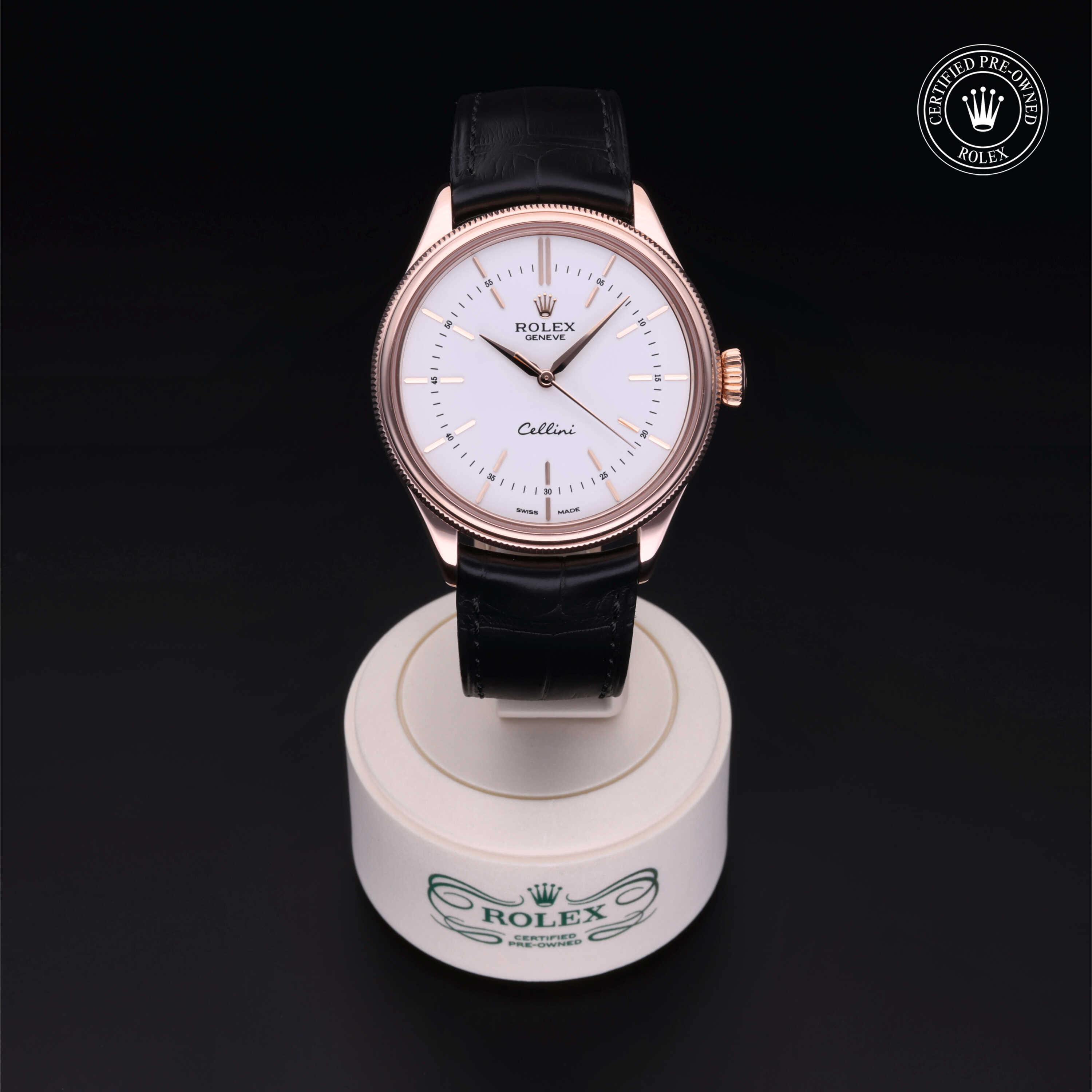 Rolex Cellini in Gold 18 Carat Red M50505-0019 at Alson Jewelers