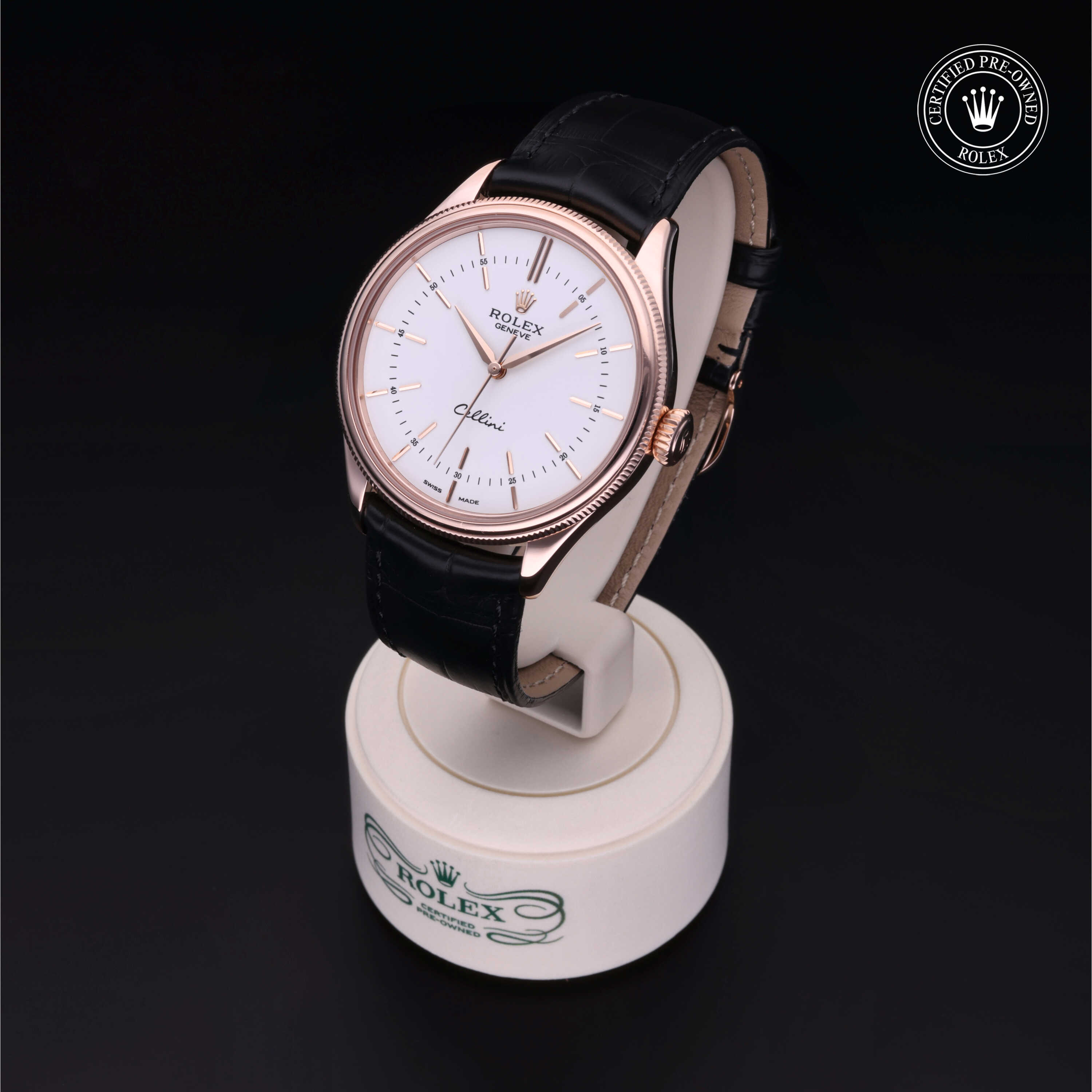 Rolex Cellini in Gold 18 Carat Red M50505-0019 at Alson Jewelers