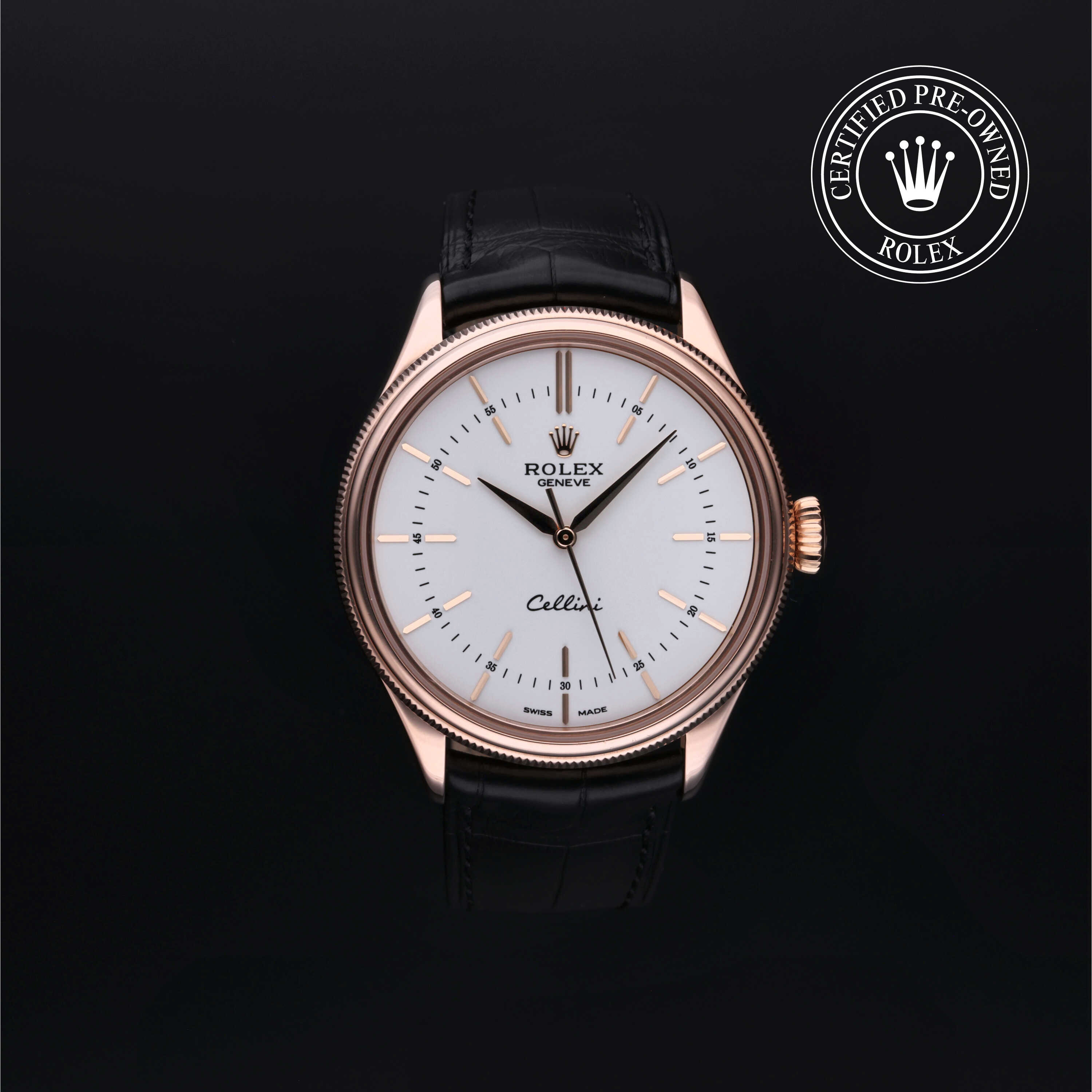 Rolex Cellini in Gold 18 Carat Red M50505-0019 at Alson Jewelers