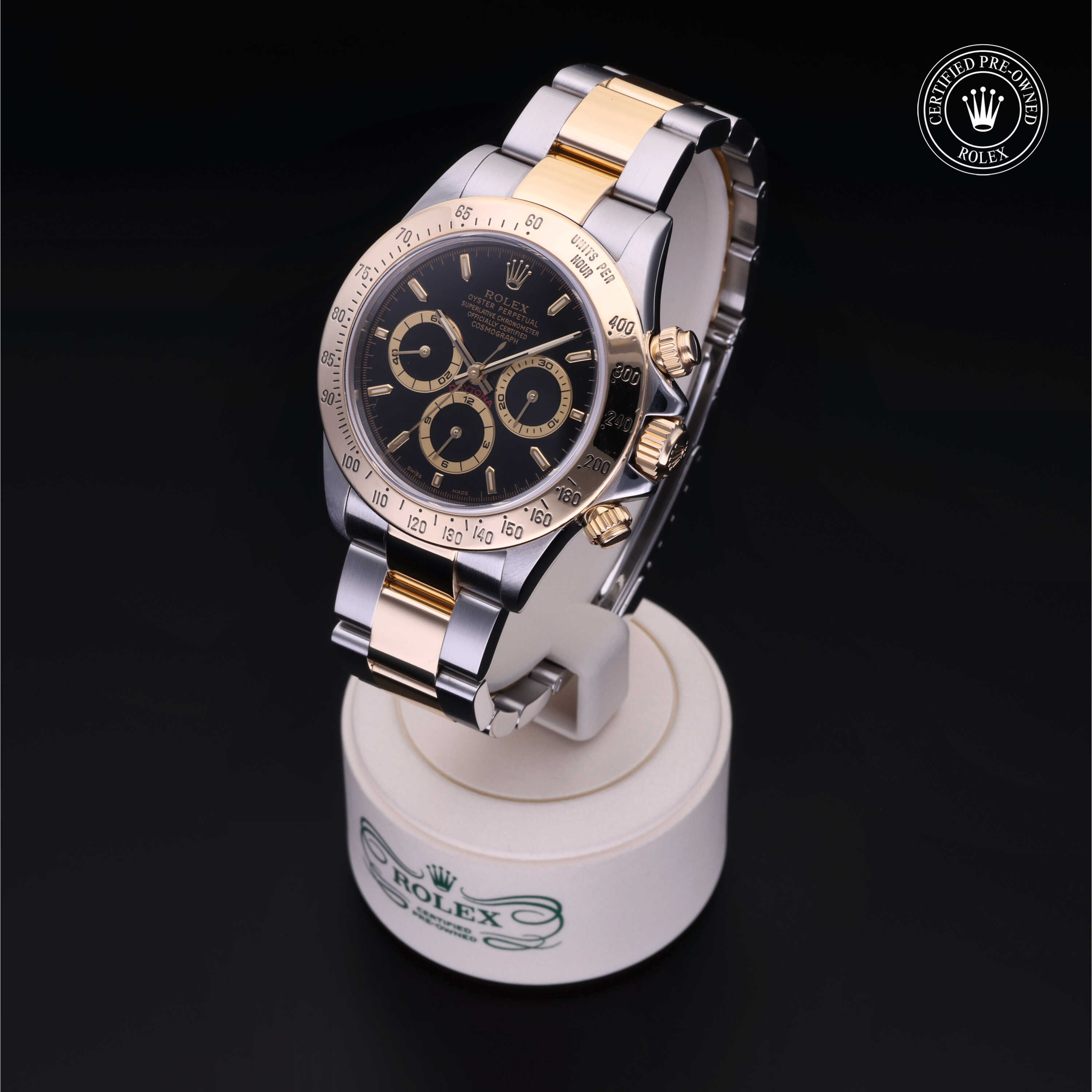 Rolex Cosmograph Daytona in Rolesor 18 Carat Yellow M16523-0001 at Alson Jewelers