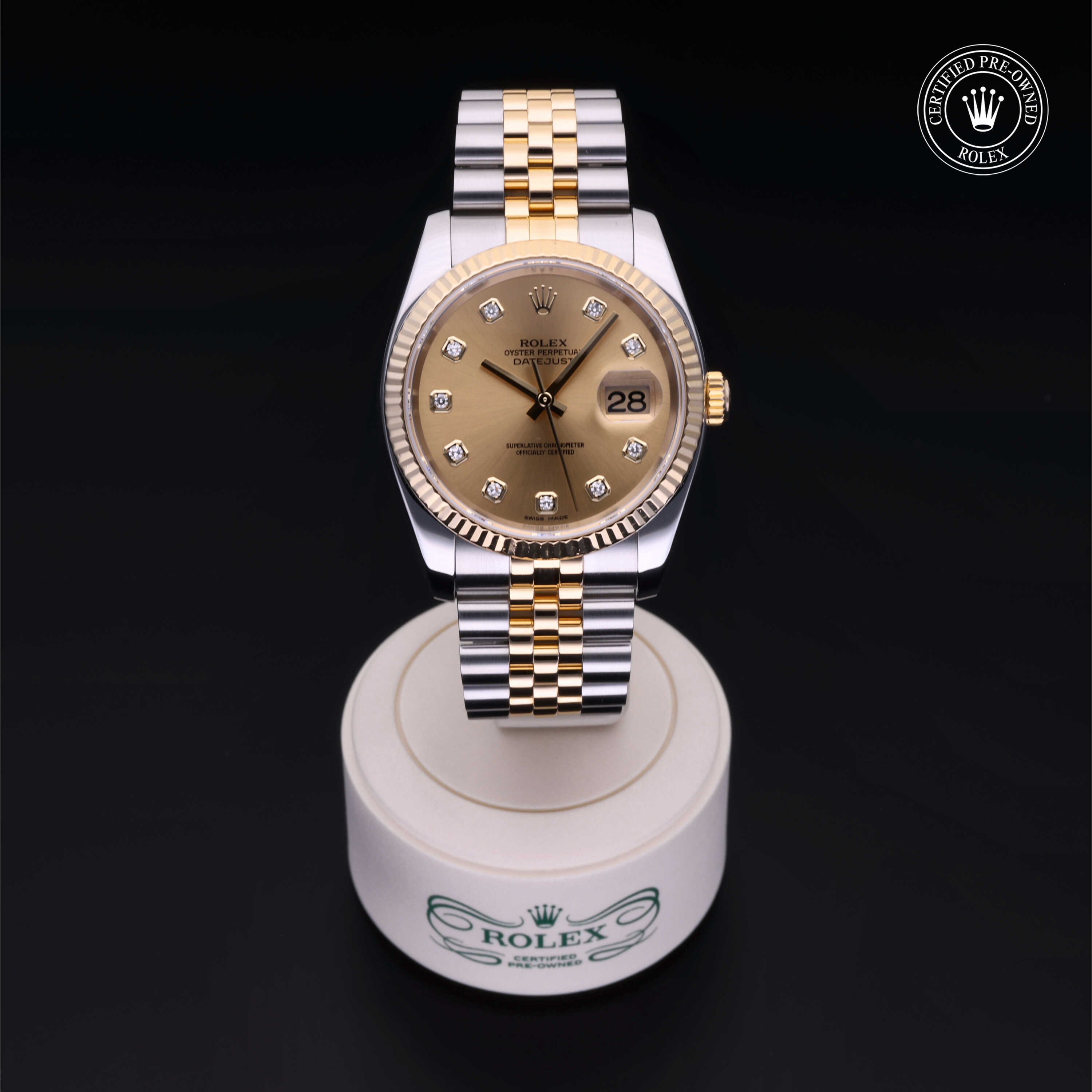 Rolex Datejust in Rolesor 18 Carat Yellow M116233-0072 at Alson Jewelers