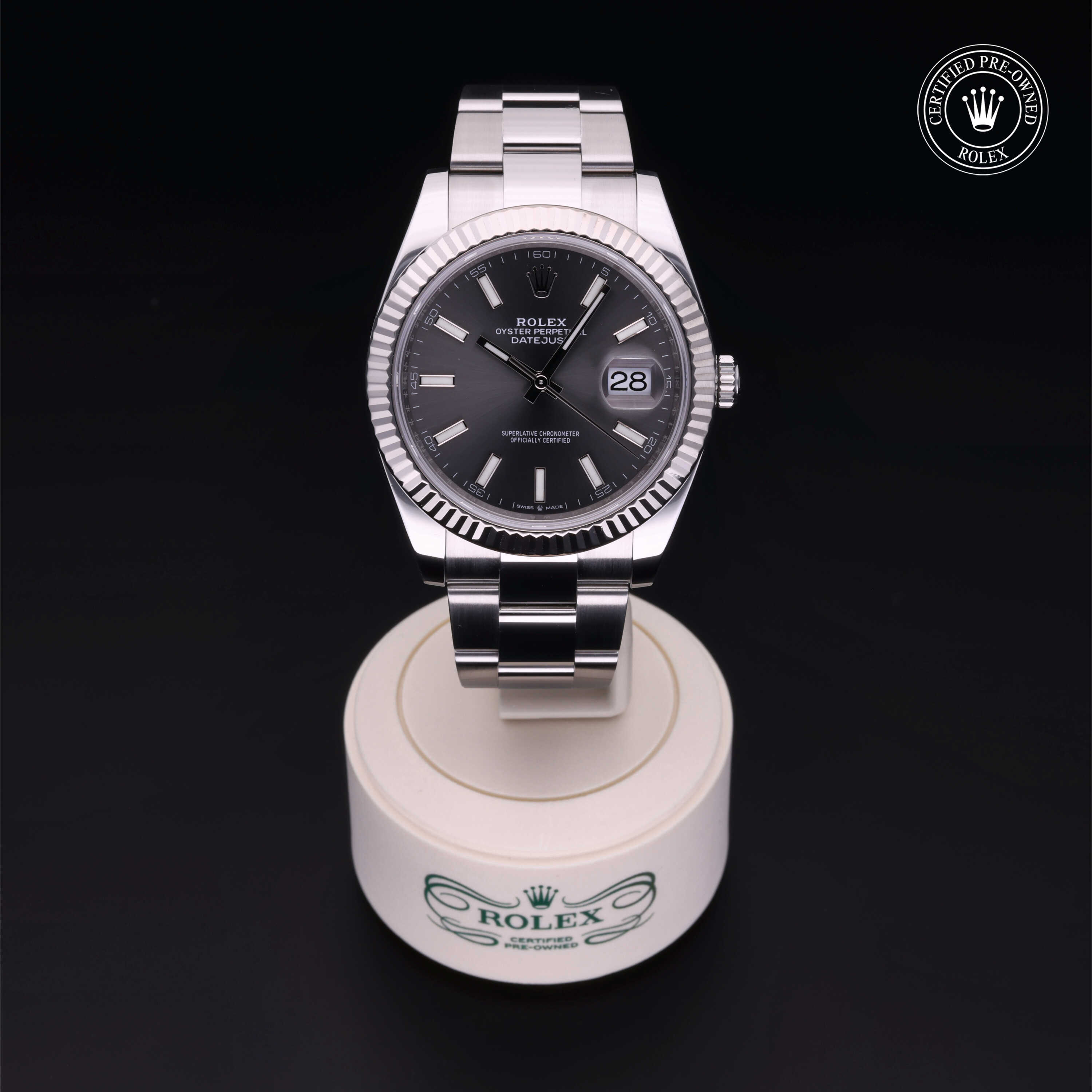 Rolex Datejust in Rolesor 18 Carat White M126334-0013 at Alson Jewelers