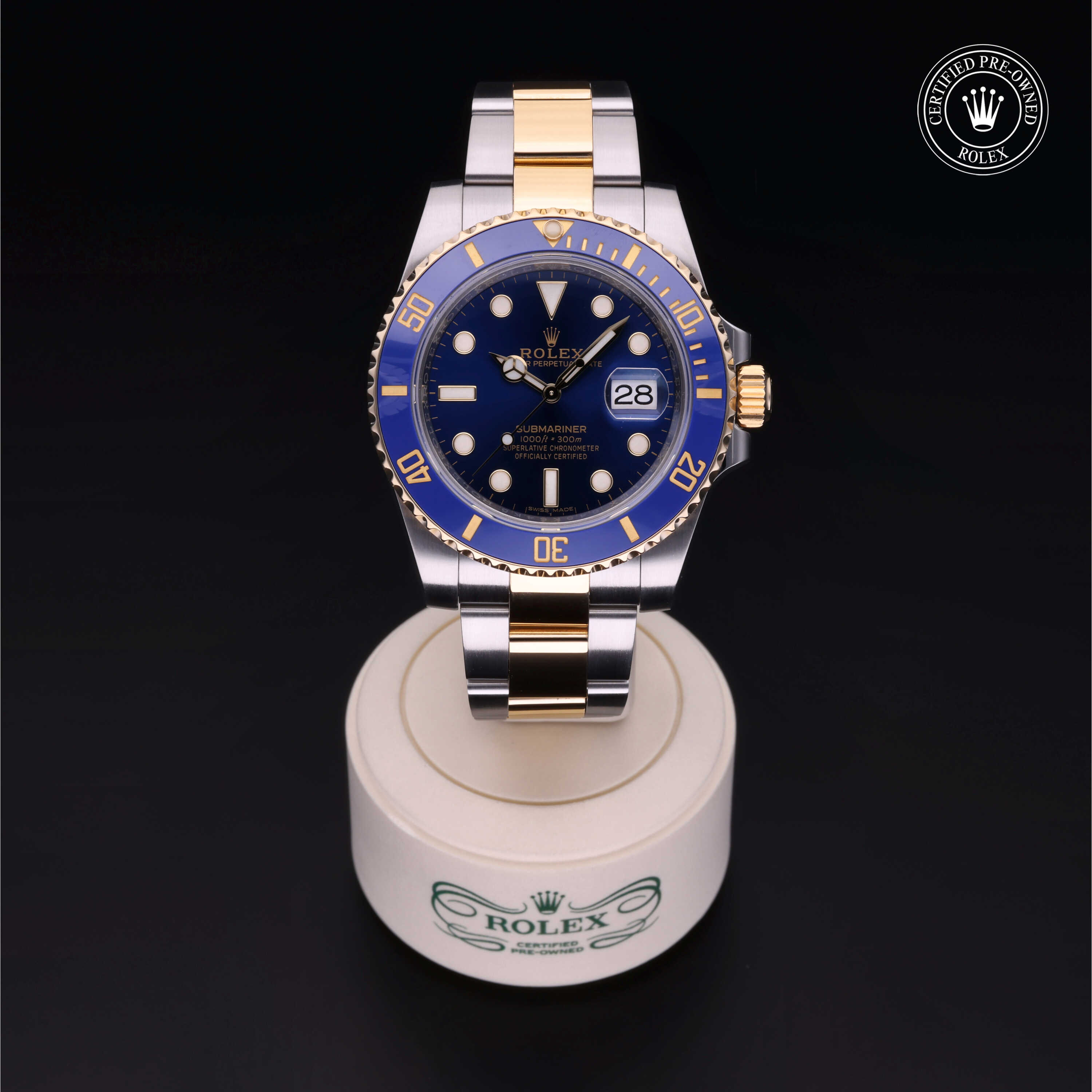 Rolex Submariner in Rolesor 18 Carat Yellow M116613LB-0005 at Alson Jewelers