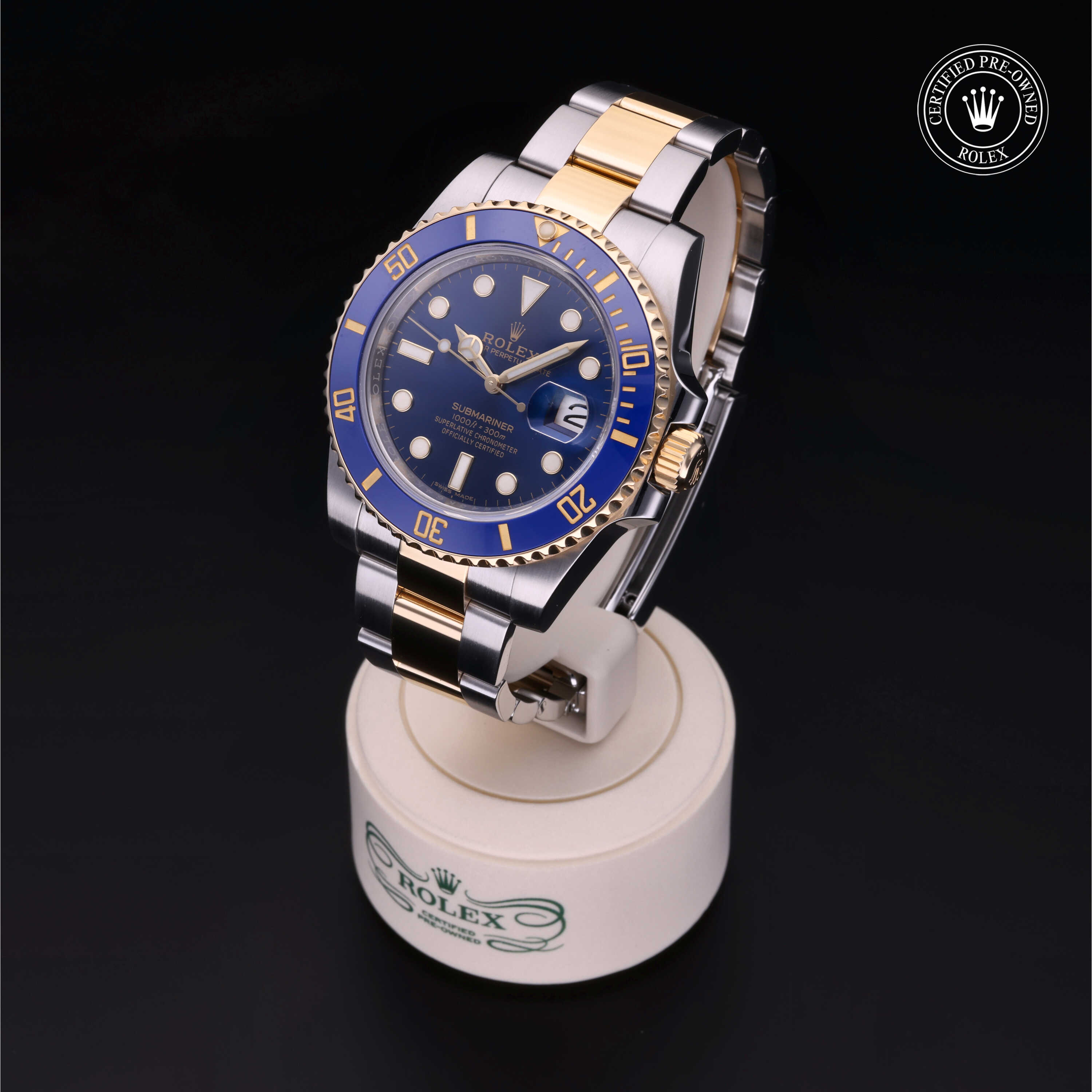 Rolex Submariner in Rolesor 18 Carat Yellow M116613LB-0005 at Alson Jewelers