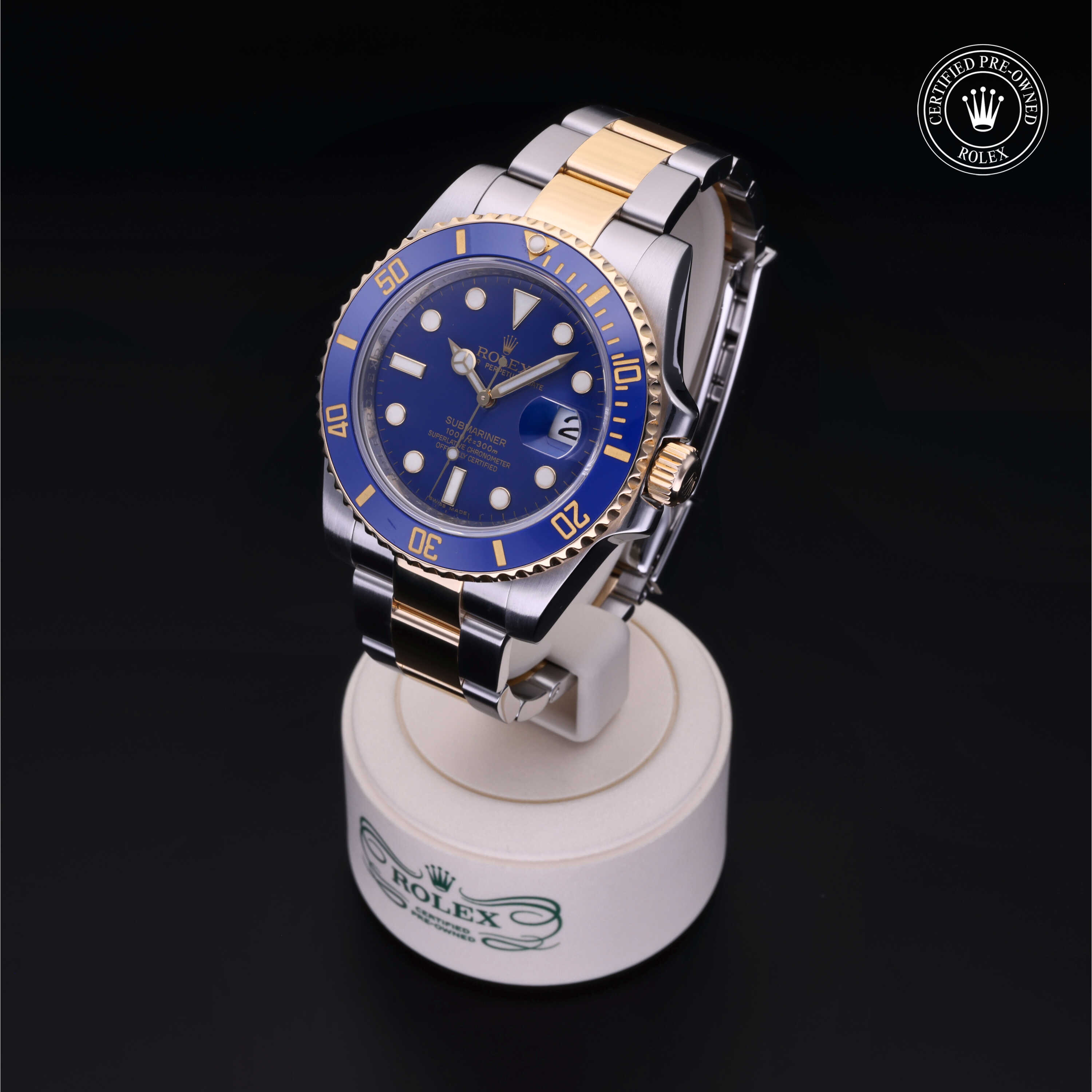 Rolex Submariner in Rolesor 18 Carat Yellow M116613LB-0001 at Alson Jewelers
